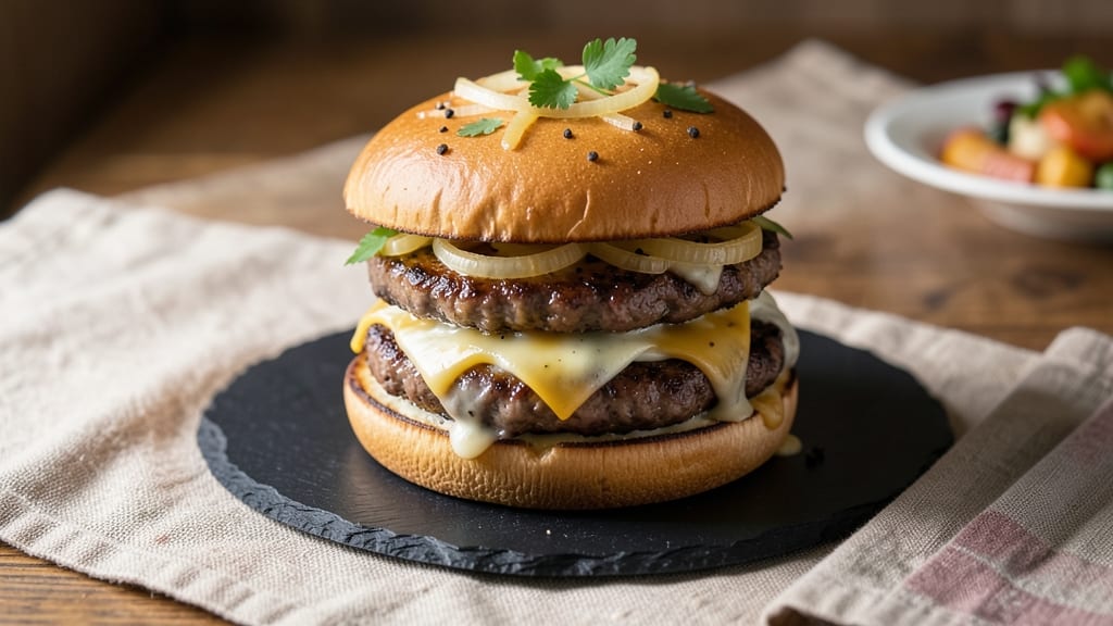 Applebee's Grilled Cheese Burger Recipe: Crispy-Grilled Cheese Meets Juicy Beefy Bites