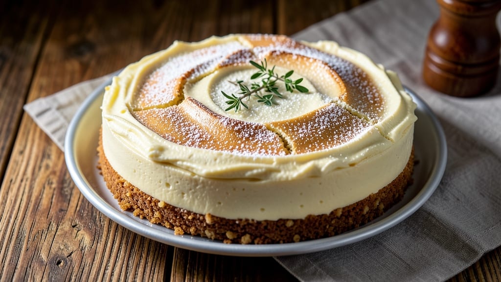 Baked Cream Cheese Cake Recipe: Silky Texture and Buttery Crust Layers