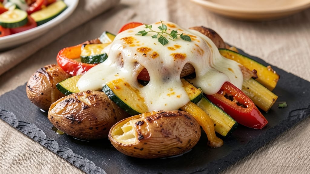 Baked Vegetables Cheese Recipe: Golden Crust and Melty Cheese Magic