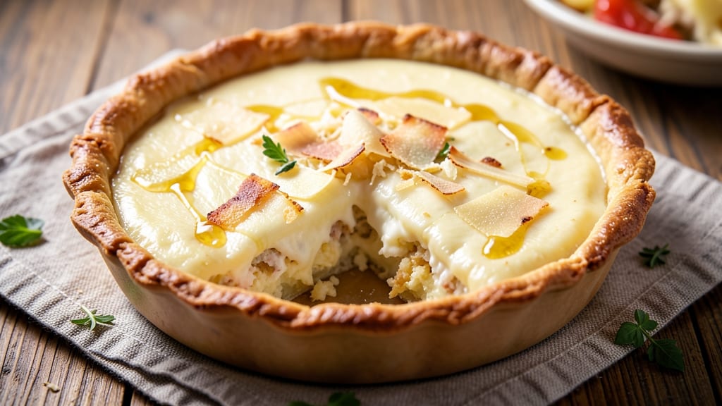 Asiago Cheese Quiche Recipe: Golden Crust, Melted Cheese Bliss
