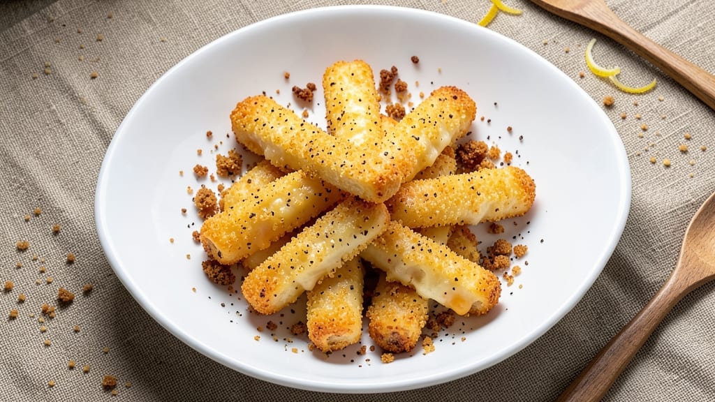 Baked Cheddar Cheese Sticks Recipe: Crispy Bites With Gooey Pull-Apart Magic