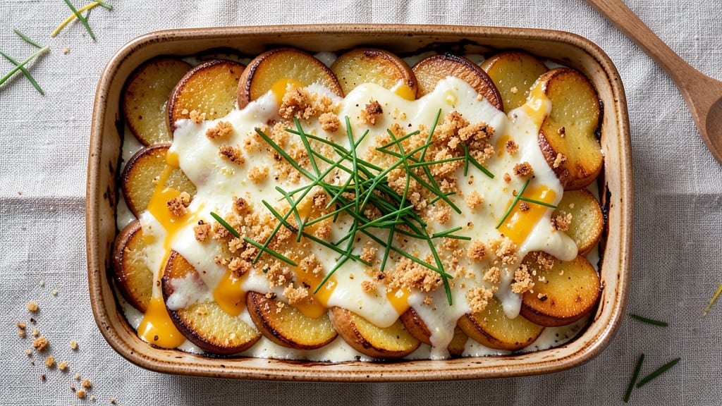 Baked Cheese Scalloped Potatoes Recipe: Crispy Top, Melty Layers Every Time