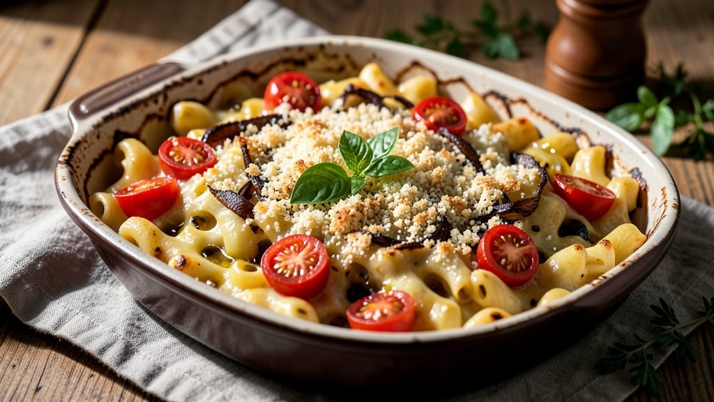 Baked Mac and Cheese With Tomatoes Recipe: Sun-Dried Tomato Twist on Classic Comfort