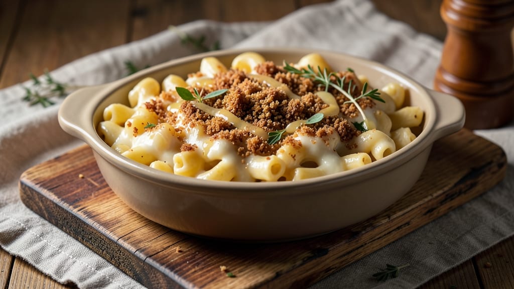 Baked Mac and Cheese Recipe with Box Mac and Cheese: Ultra-Creamy, Crispy-Topped Bistro Style