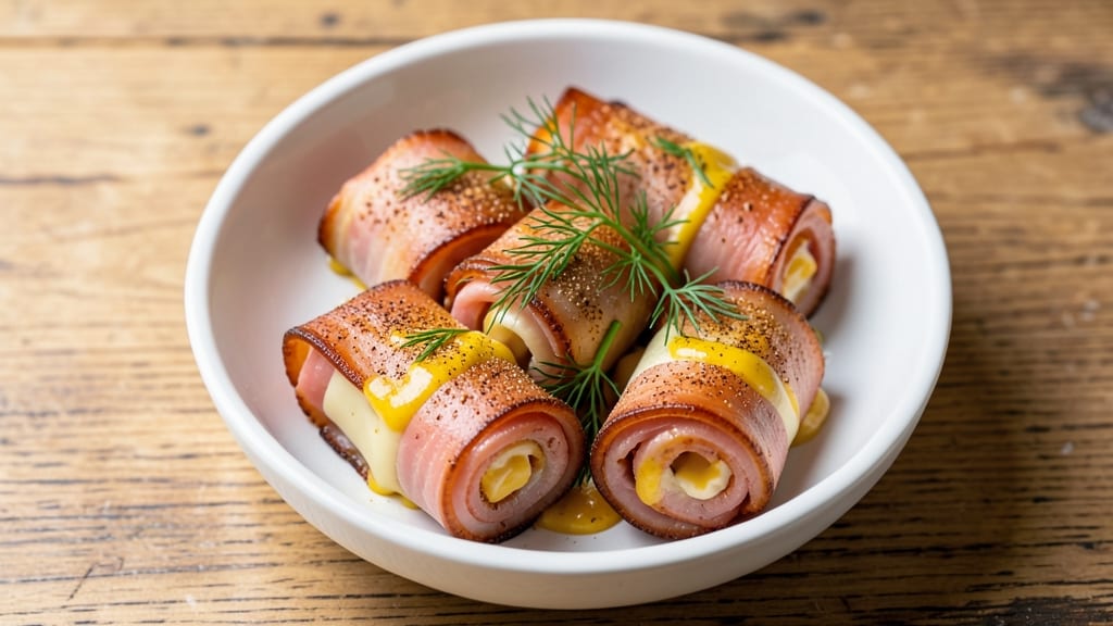 Baked Ham and Cheese Roll-Ups Recipe: Crispy Bites Stuffed With Melty Cheddar