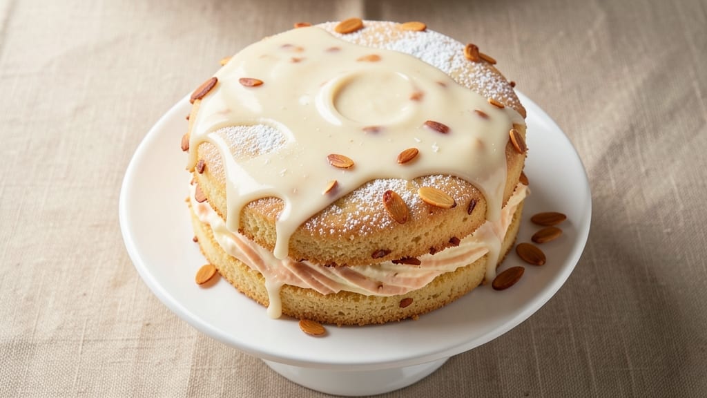 Almond Cream Cheese Cake Recipe: Nutty Swirls and Ultra-Moist Layers