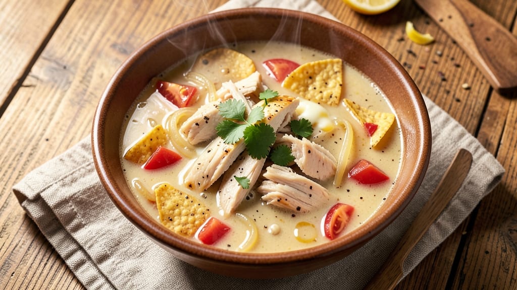 Applebee's Cheese Chicken Tortilla Soup Recipe: Crispy Tortilla Strips and Melty Cheese Swirls