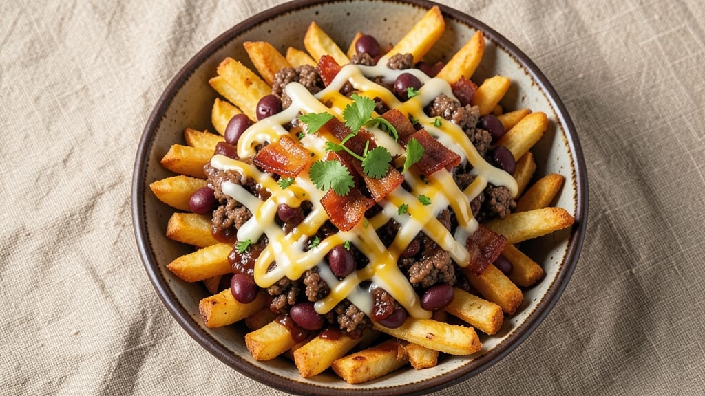 Bacon Chili Cheese Fries Recipe: Triple-Layered Crunch With Smoky Spice Magic
