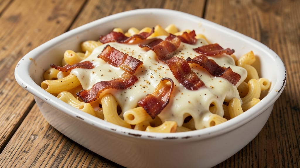 Atlanta Mac and Cheese Recipe: Smoky Cheddar Crunch With Bacon Bits