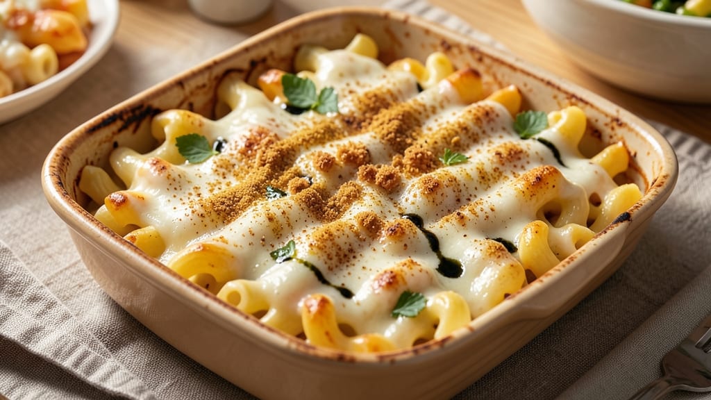 Baked Macaroni and Cheese Recipe with Dry Mustard: Crispy Top, Tangy Depth, One-Pan Magic