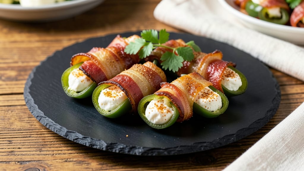 Bacon-Wrapped Jalapeños With Cream Cheese Recipe: Smoky-Spicy Bites With Gooey Pull-Apart Centers