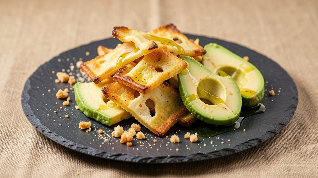 Avocado Cheese Crisps Recipe: Crunchy Bites With Creamy Avocado Heart