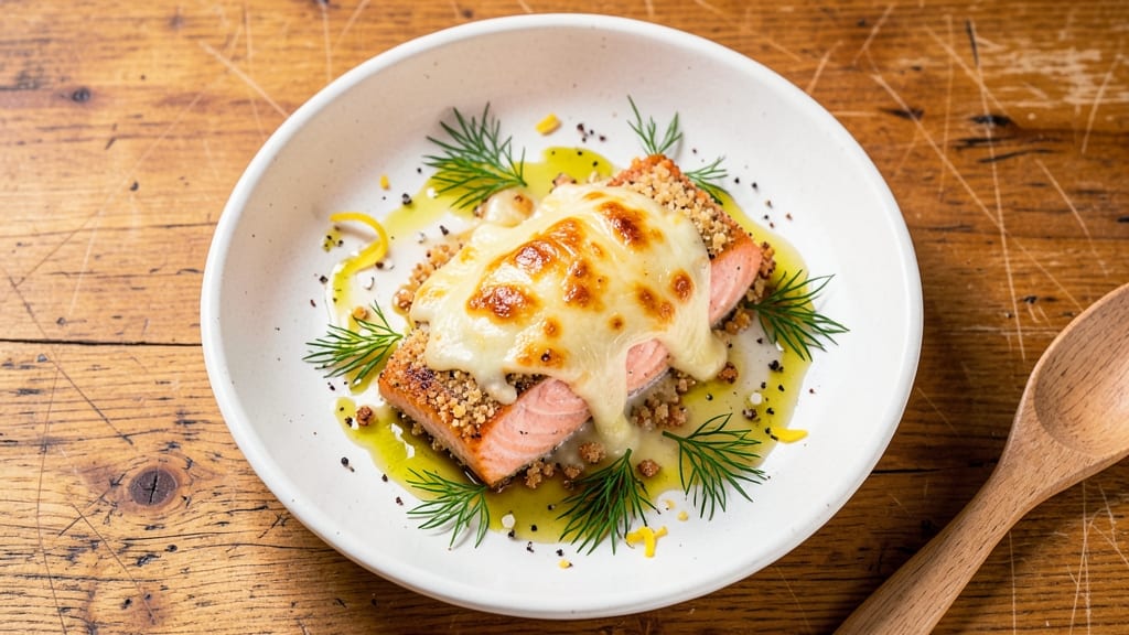 Baked Cheese-Stuffed Salmon Recipe: Crispy Top, Gooey Center Magic