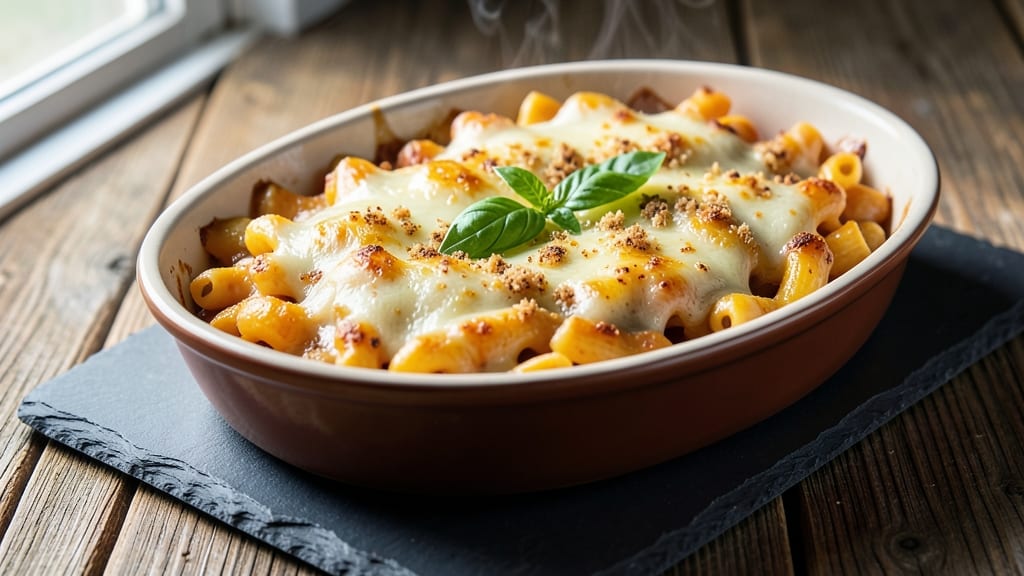 Baked Macaroni and Three Cheese Recipe: Triple-Layered Cheesy Heaven in One Pan