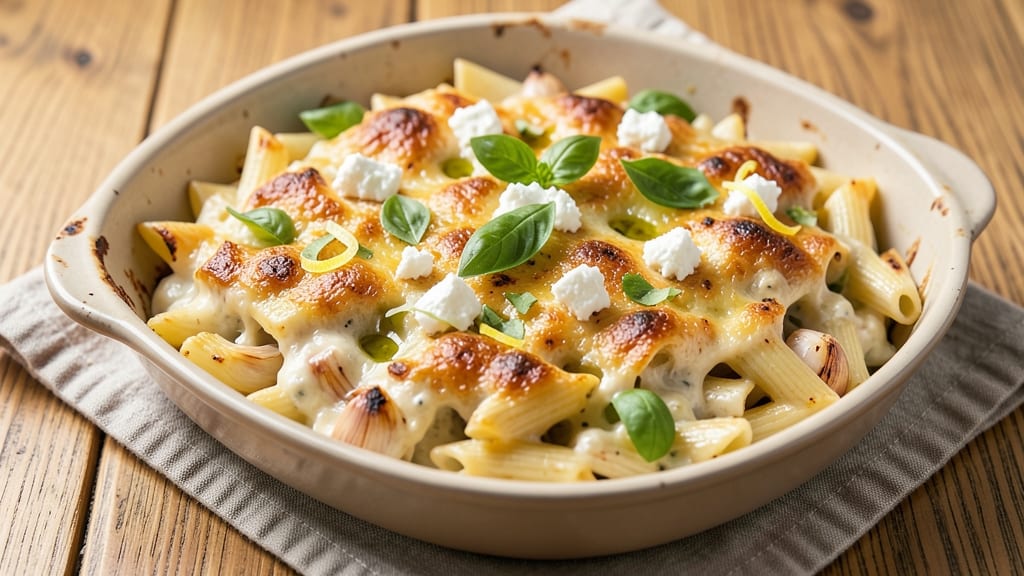 Baked Feta Cheese Pasta Recipe: Crispy Top, Melty Feta Magic