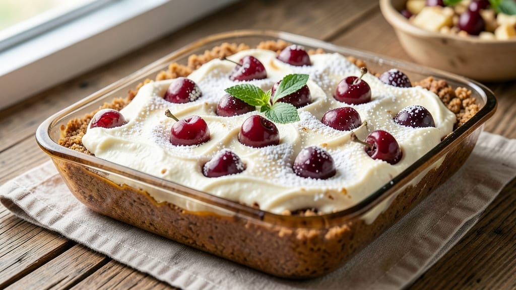 9x13 Cherry Delight Recipe With Cream Cheese and Graham Cracker: Triple-Layered Dessert That Feeds a Crowd