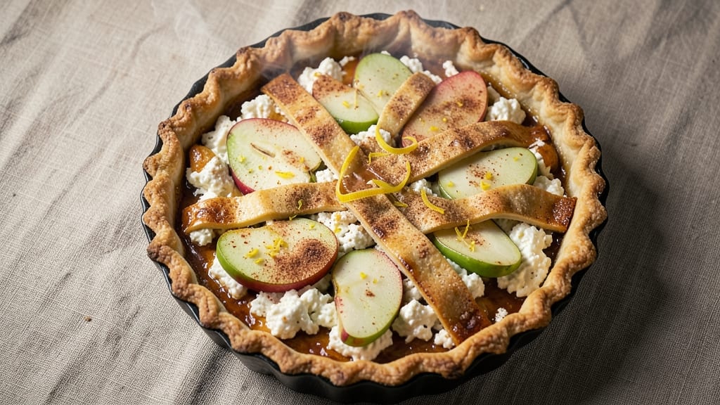 Apple Pie Goat Cheese Recipe: Sweet-Tart Crust With Creamy Tang