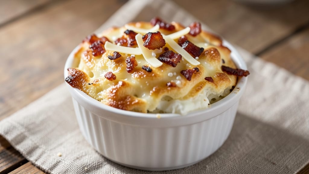 Bacon and Cheese Soufflé Recipe: Fluffy Rise With Crispy Top Magic