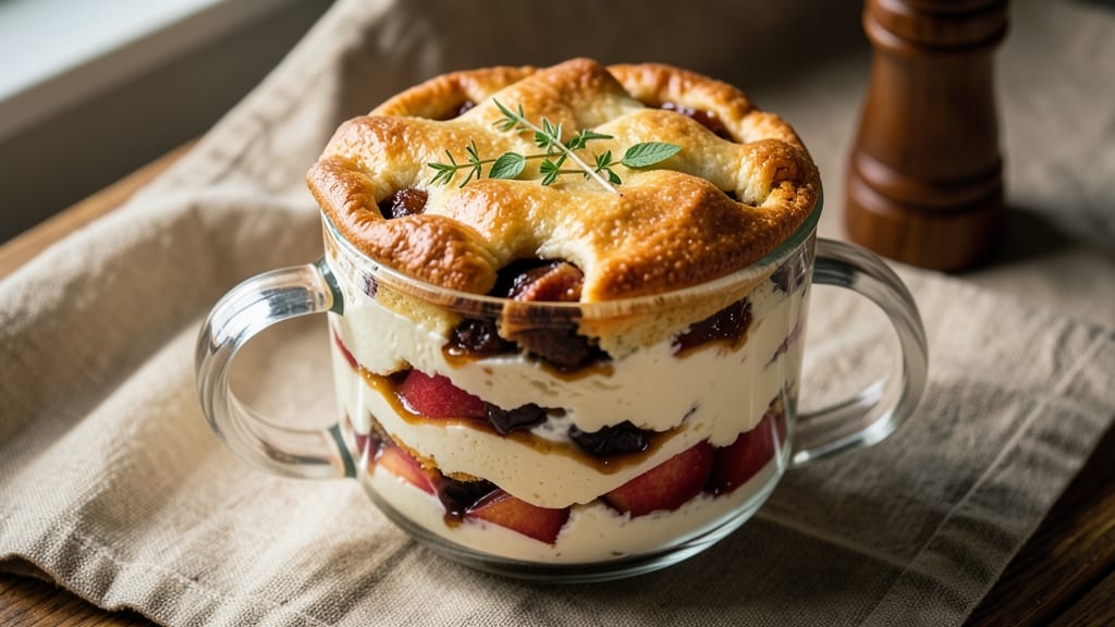 Apple Pie Cottage Cheese Mug Cake Recipe: Spiced Warmth and Creamy Layers in Minutes