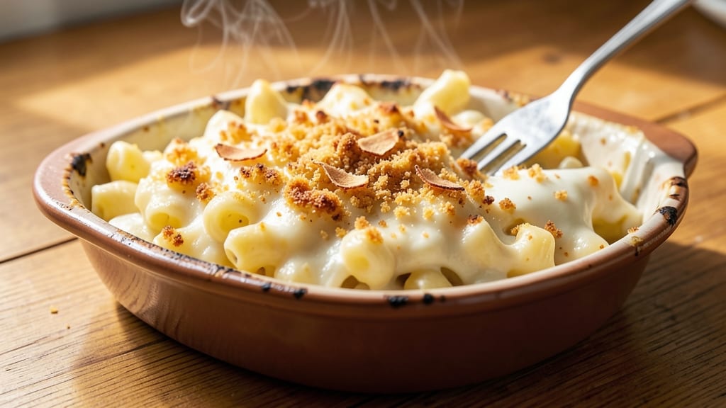 Baked Mac and Cheese Recipe With Crunchy Top: Golden Crust Meets Melty Cheese Rivers
