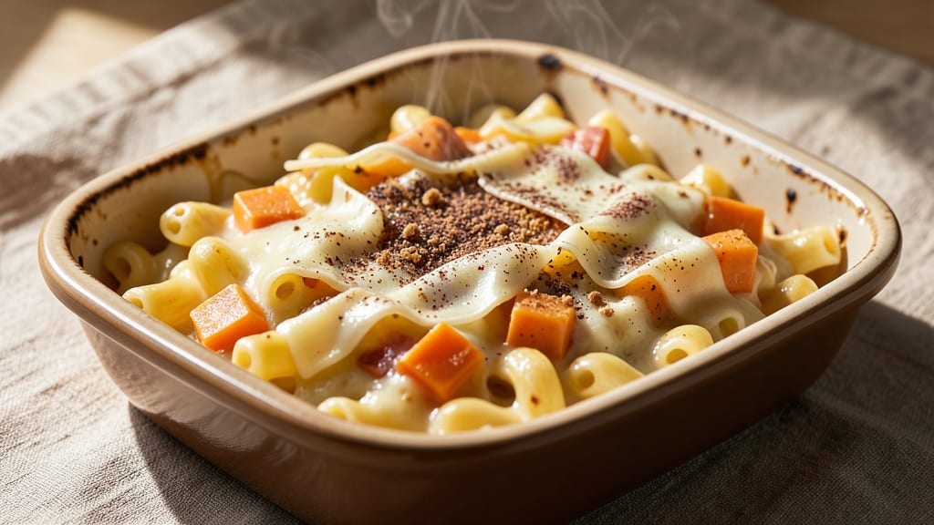 Baked Mac and Cheese Recipe with Cheddar and Mozzarella: Triple-Cheese Melt That Sticks Together