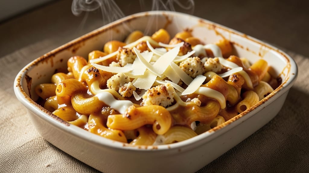 AryaHungry Mac and Cheese Recipe: Triple-Cheese Layers With Crispy Breadcrumb Top