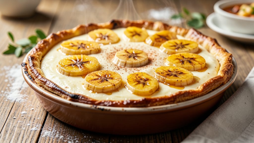 Banana Cheese Pie Recipe Bern's: Warm Spice Infusion With Crispy Lattice Top