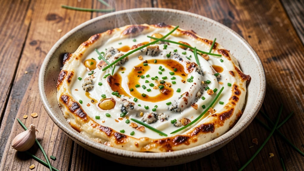 Baked Blue Cheese Dip Recipe: Creamy, Bubbly, and Bite-Sized
