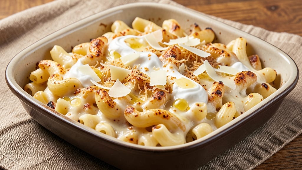 Andrew Gruel's Mac and Cheese Recipe: Triple-Layered Crunch With Gooey Cheese Rivers