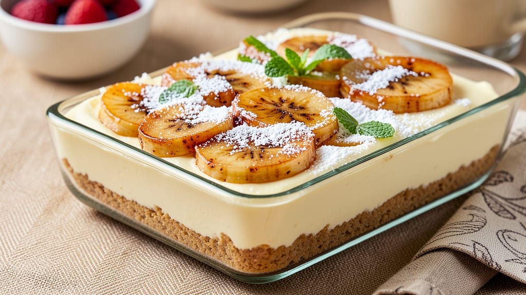 Banana Cream Cheese Bars Recipe: Triple-Layered Bliss With No-Bake Shortcuts