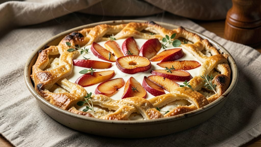 Apple Cream Cheese Tart Recipe: Buttery Crust and Spiced Apple Filling
